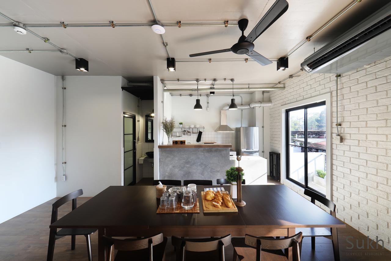 สุข เซอร์วิซ อพาร์ตเมนต์ Aparthotel บ้านคอหงส์ ภายนอก รูปภาพ